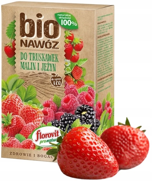 

BIOnawóz do Truskawek Malin i Jeżyn 700 g Florovit