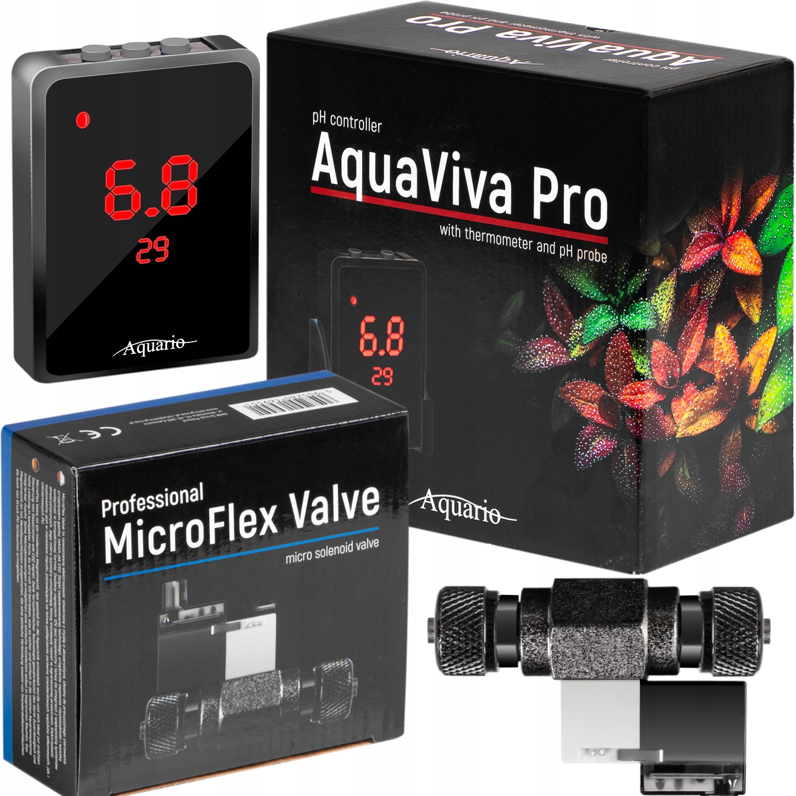 Ovládací Sada CO2 Aquario Ph Control Pro Akvárium, Regulátor Parametrů