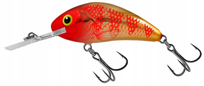 Salmo Rattlin Hornet 5.5cm Gold Red Head Pływający 1szt