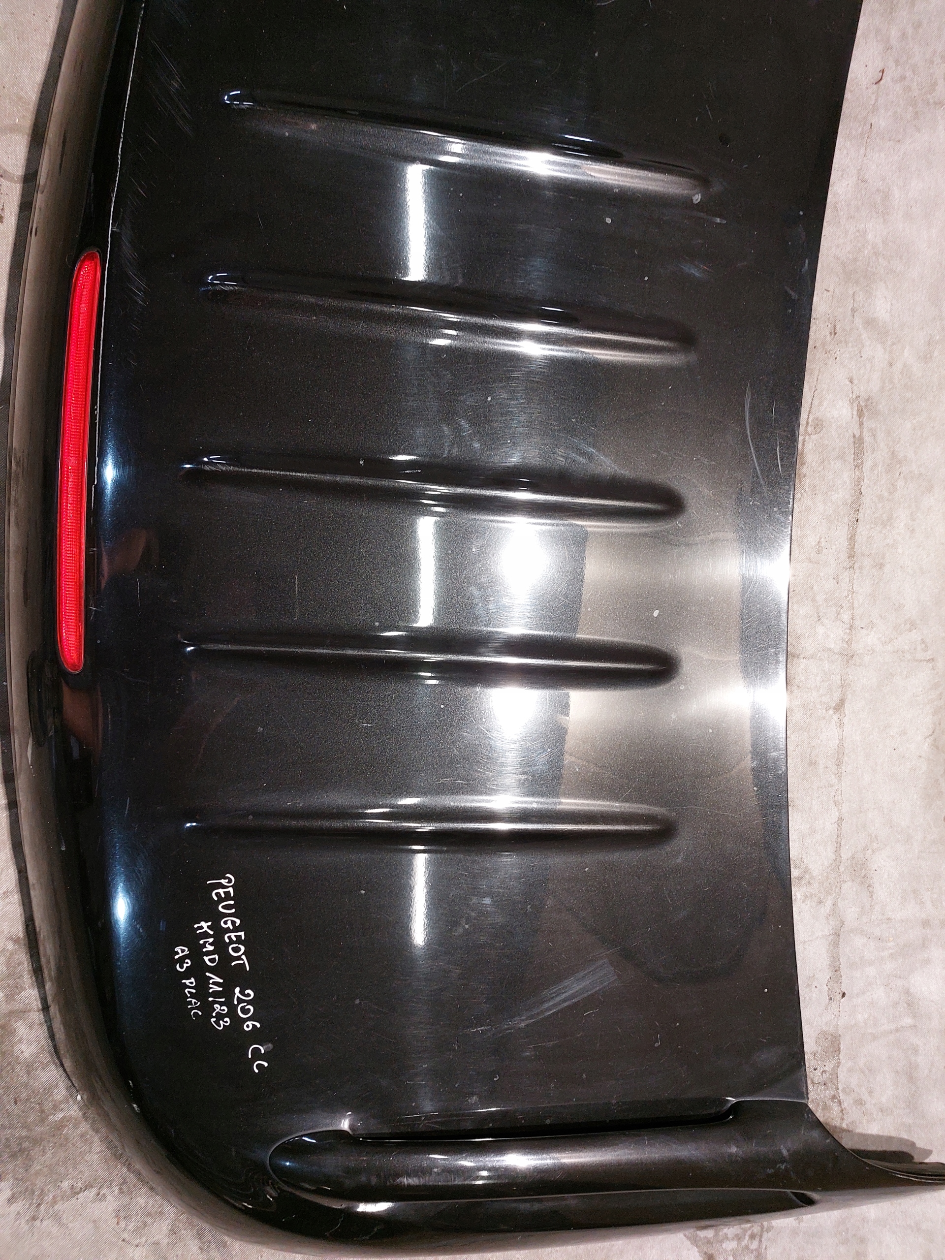 boot door rear PEUGEOT 206 CC CABRIOLET