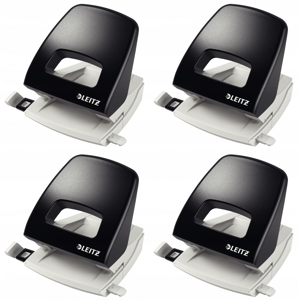 Dziurkacz Leitz NeXXt duży do 25 kartek czarny x4