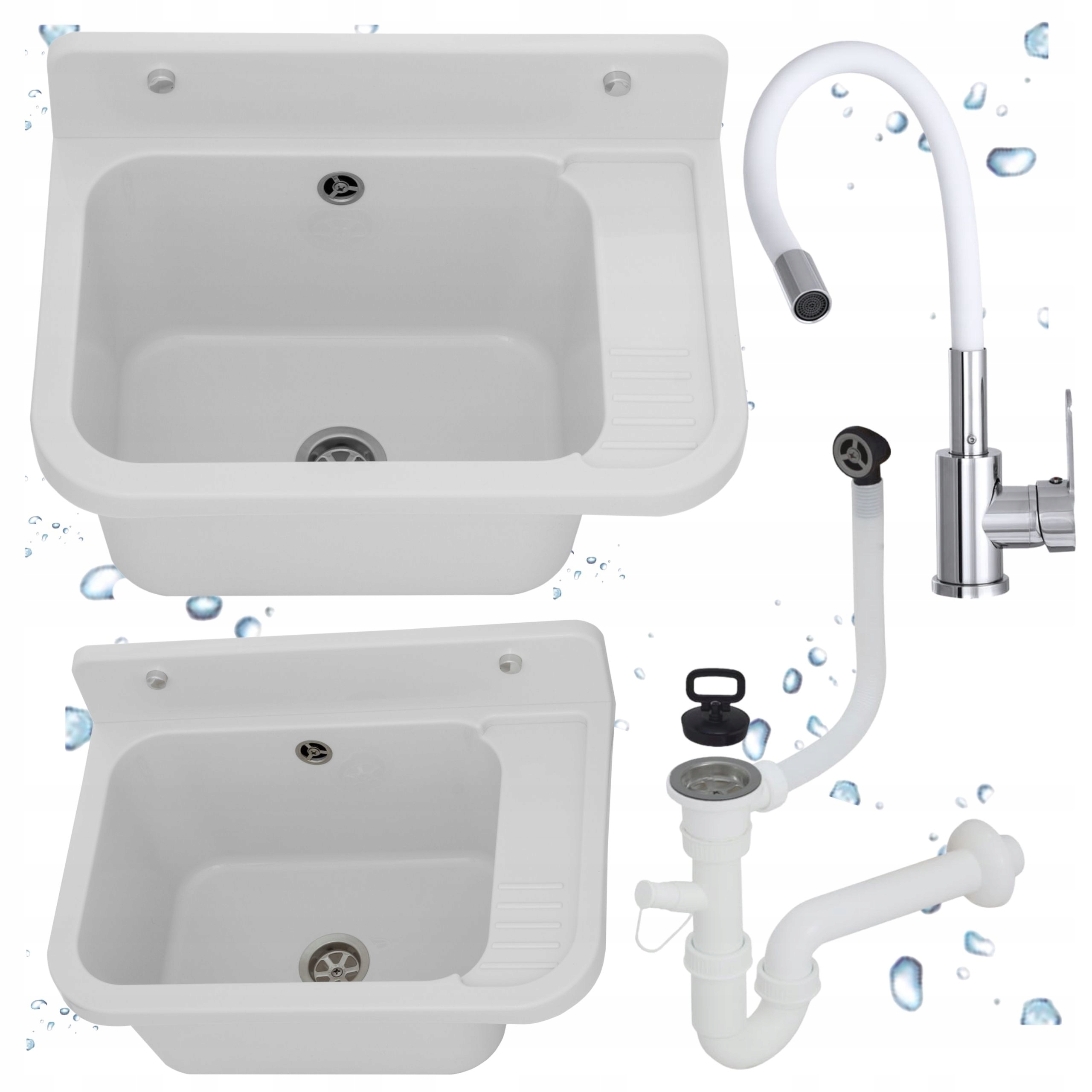 Technický Dřez Pracovní Komora Prádelna Kotelna Baterie Ohebné Ramínko