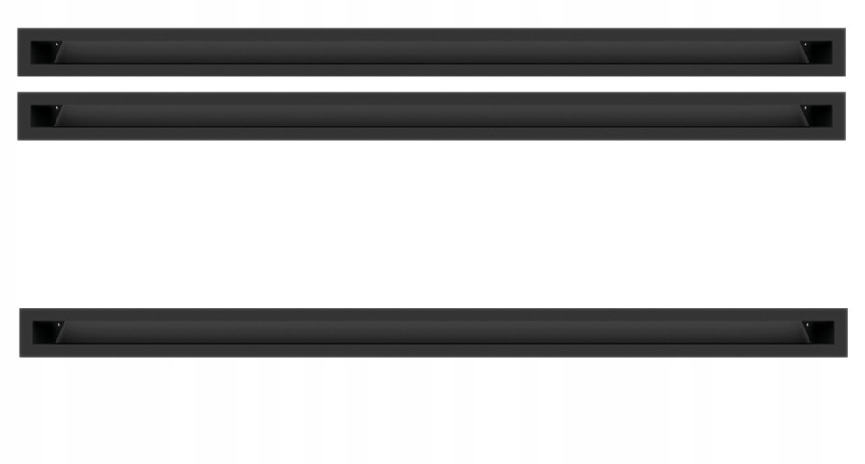 Kratki krbové Luft jednoduché grafitové 3ks 60x100