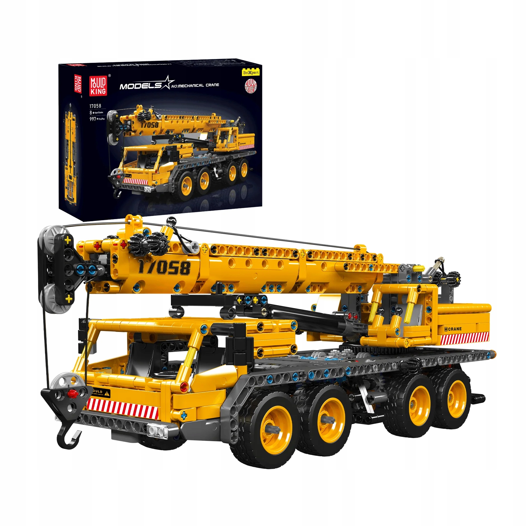 MOULD KING E6972316267313 17058S Technic Dźwig Żuraw 1020 Ele