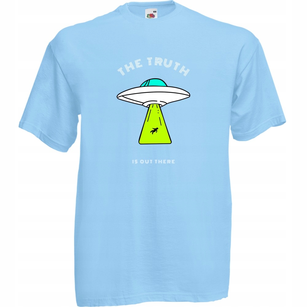 

Koszulka the truth is out there ufo M błękitna