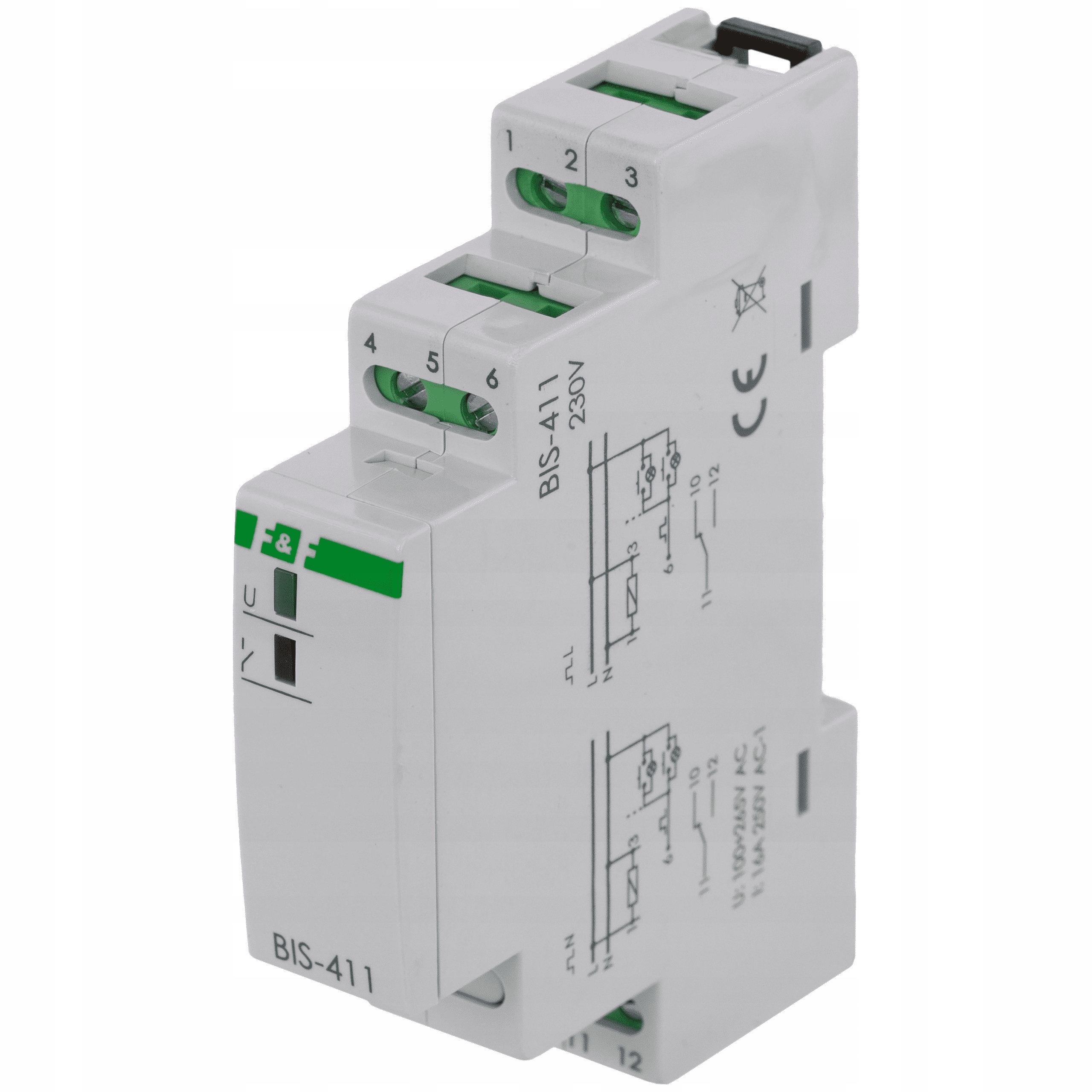

Przekaźnik impulsowy włącz-wyłącz 16A 230V Ac 1P