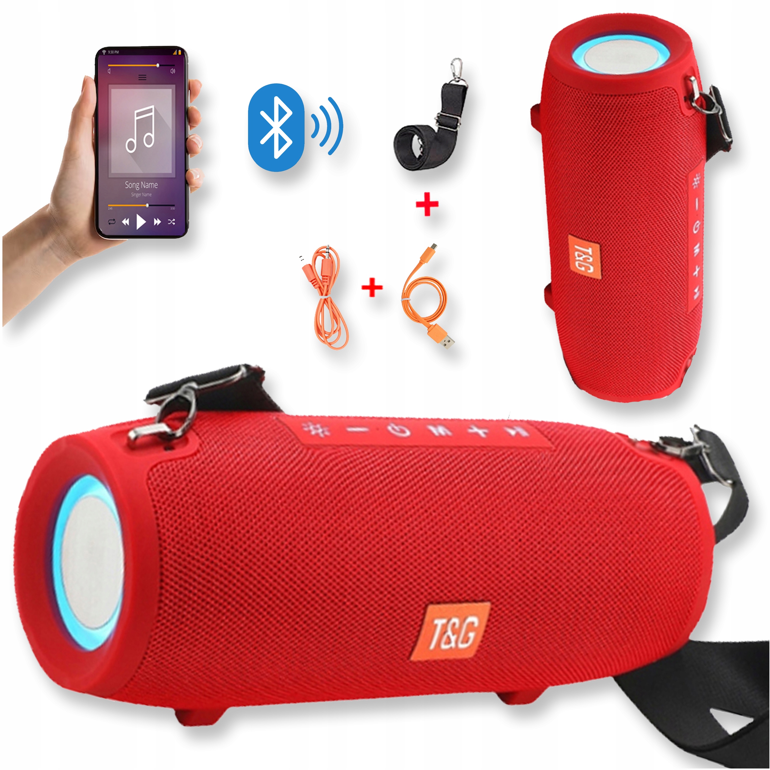Bluetooth Bezdrátový Přenosný Mobilní Reproduktor Fm Boombox Bt Usb Rádio