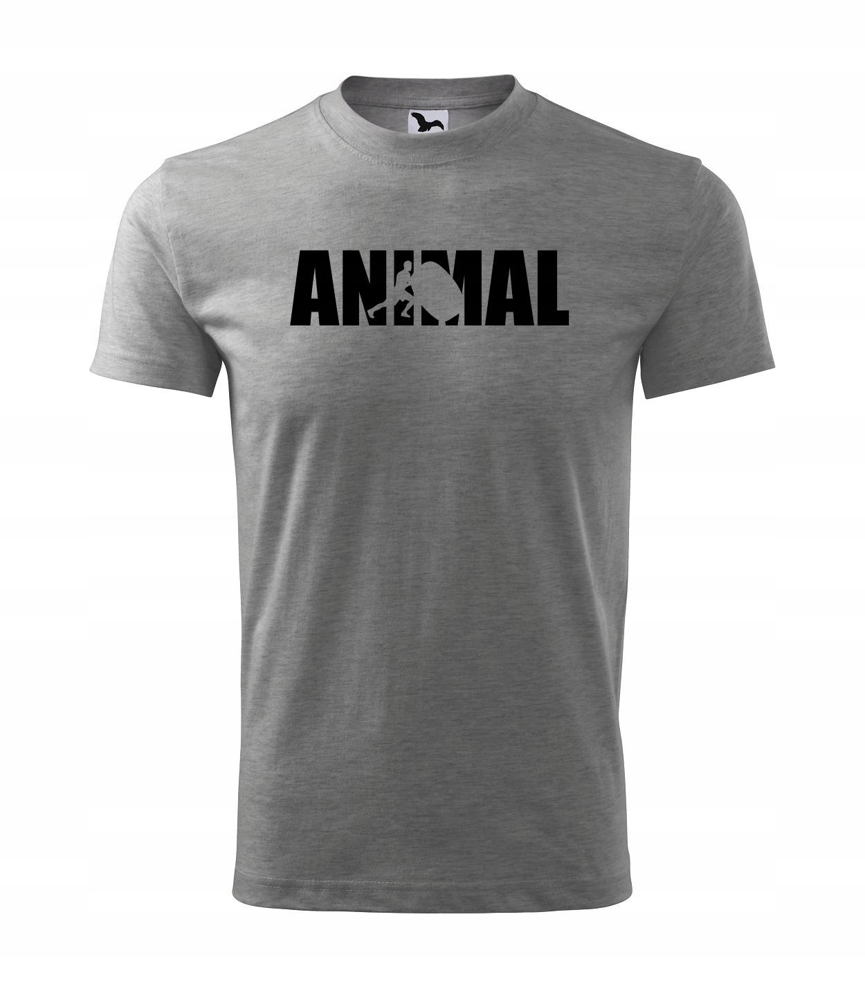 

Koszulka T-shirt animal siłownia opona męska