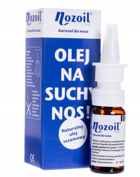 

Nozoil aerozol 10ml Olej Sezamowy Na Suchy Nos