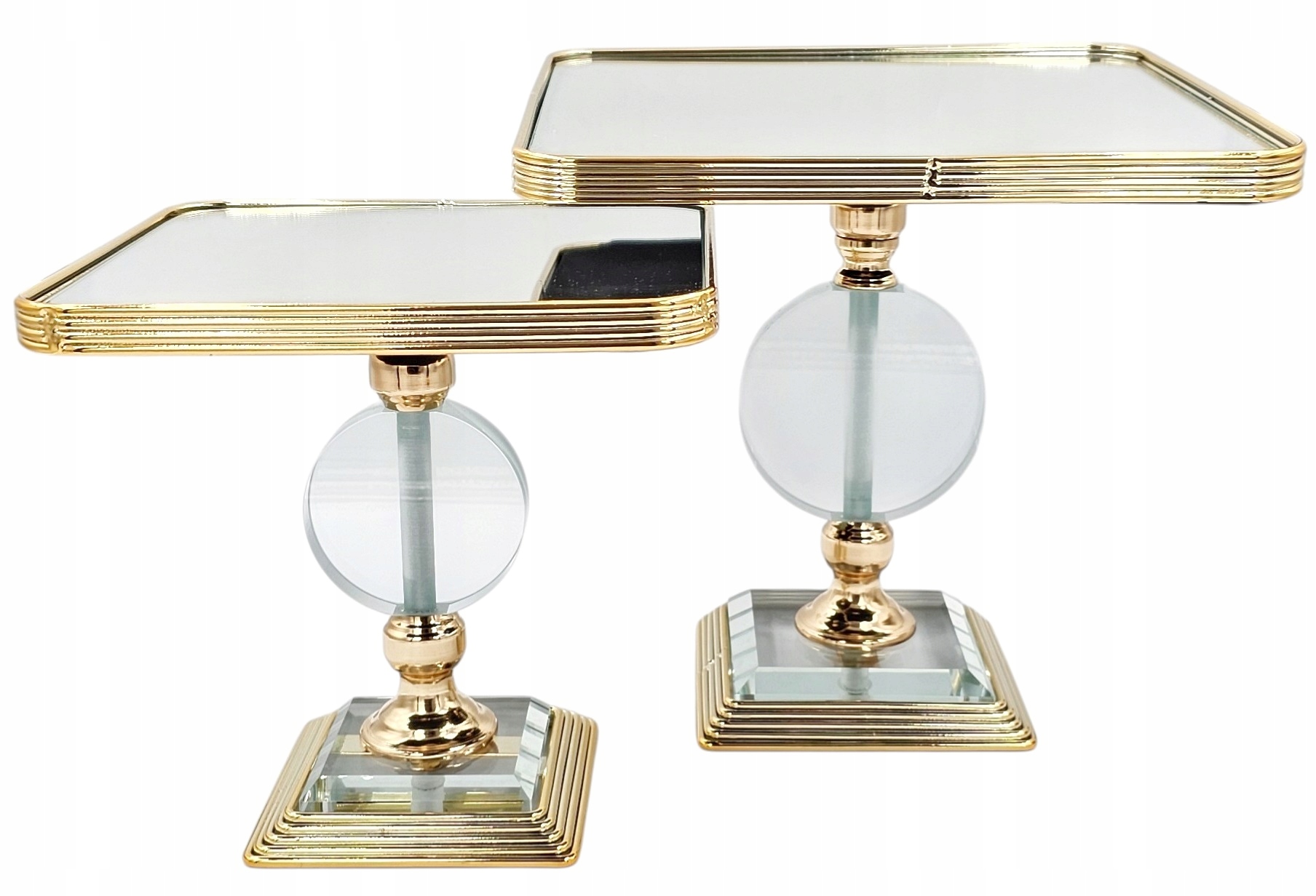 Súprava Podnosov Na Torty, Koláčiky, Ovocie Zlatá JX786 Podnosy Na Sladký Stôl