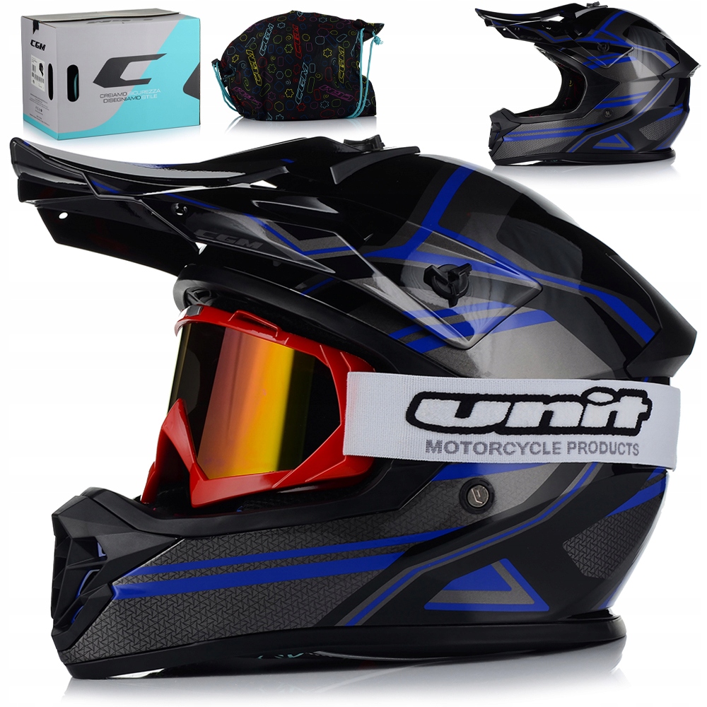 Motocyklová Prilba Cgm 267G Dirt Junior Cross Štvorkolka Atv Pre Deti Malý Ľahký