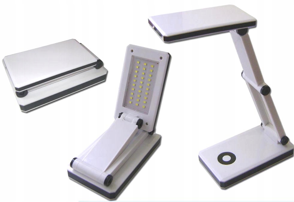 LAMPKA BIURKOWA 30 LED SKŁADANA NOCNA USB /BATERIE