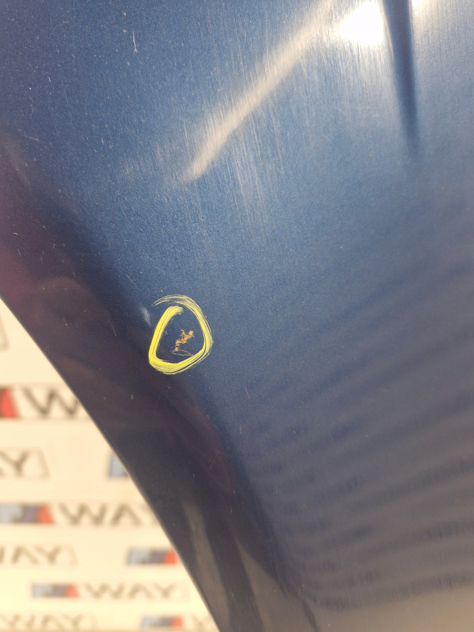 BMW E39 fender left front 364/5 TOPASBLAU