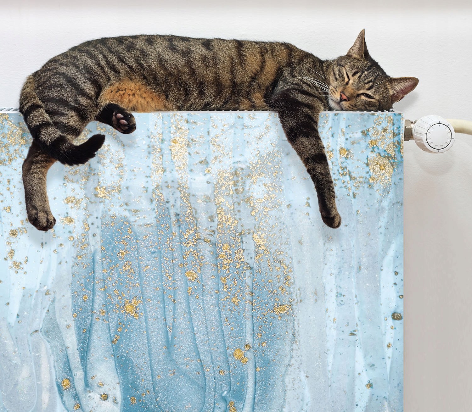 MAGNES NA KALORYFER GRZEJNIK 80x60 MARMUR FOTOTAPETA Rodzaj produkt gotowy