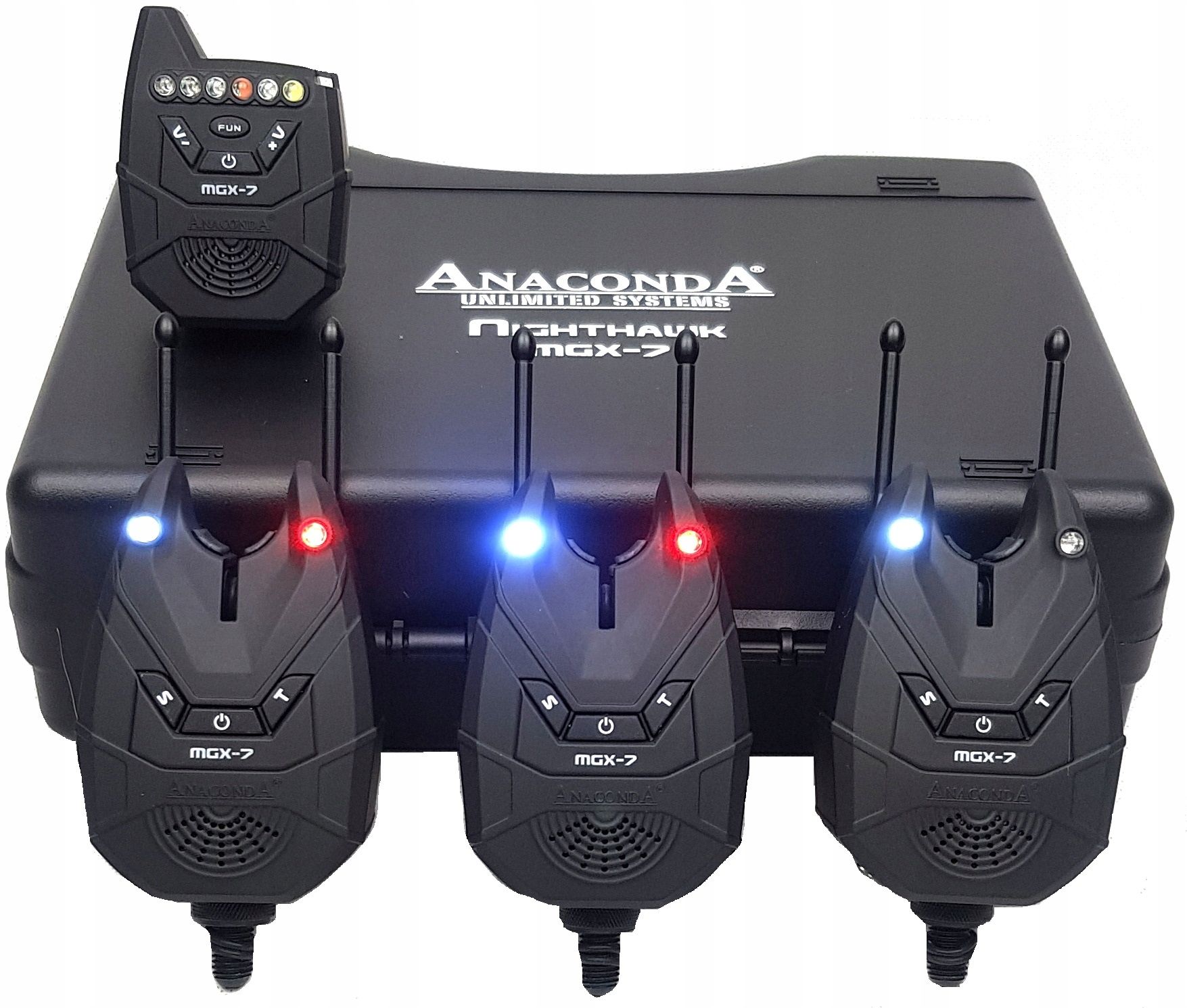 Zestaw Sygnalizator Anaconda Nighthawk MGX-7 3+1