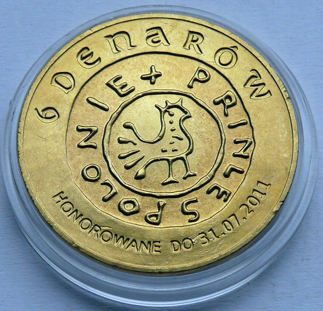 6 DENARÓW 2011 r. - GNIEZNO - PIERWSZA STOLICA POLSKI - w kapslu (9)