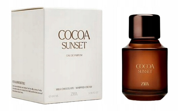 Zara Cocoa Sunset 100 ml kremowa Edp perfumy damskie