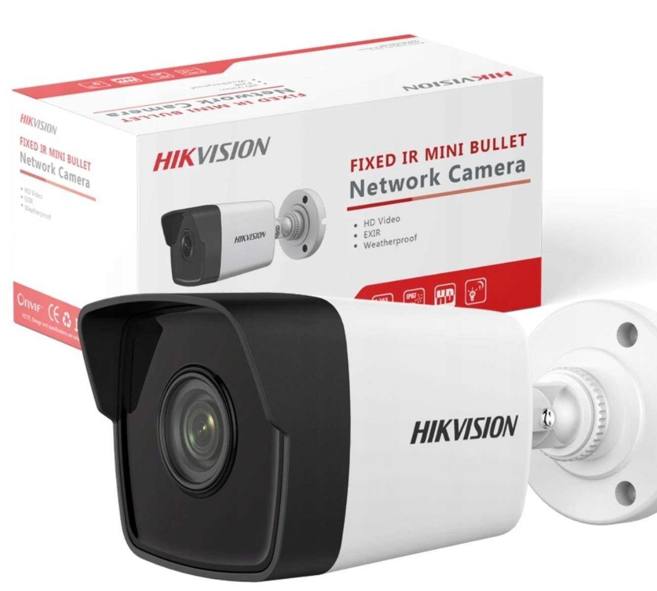 Ip kamera 4MPx Venkovní Hikvision PoE IR30m IP67 Tubová
