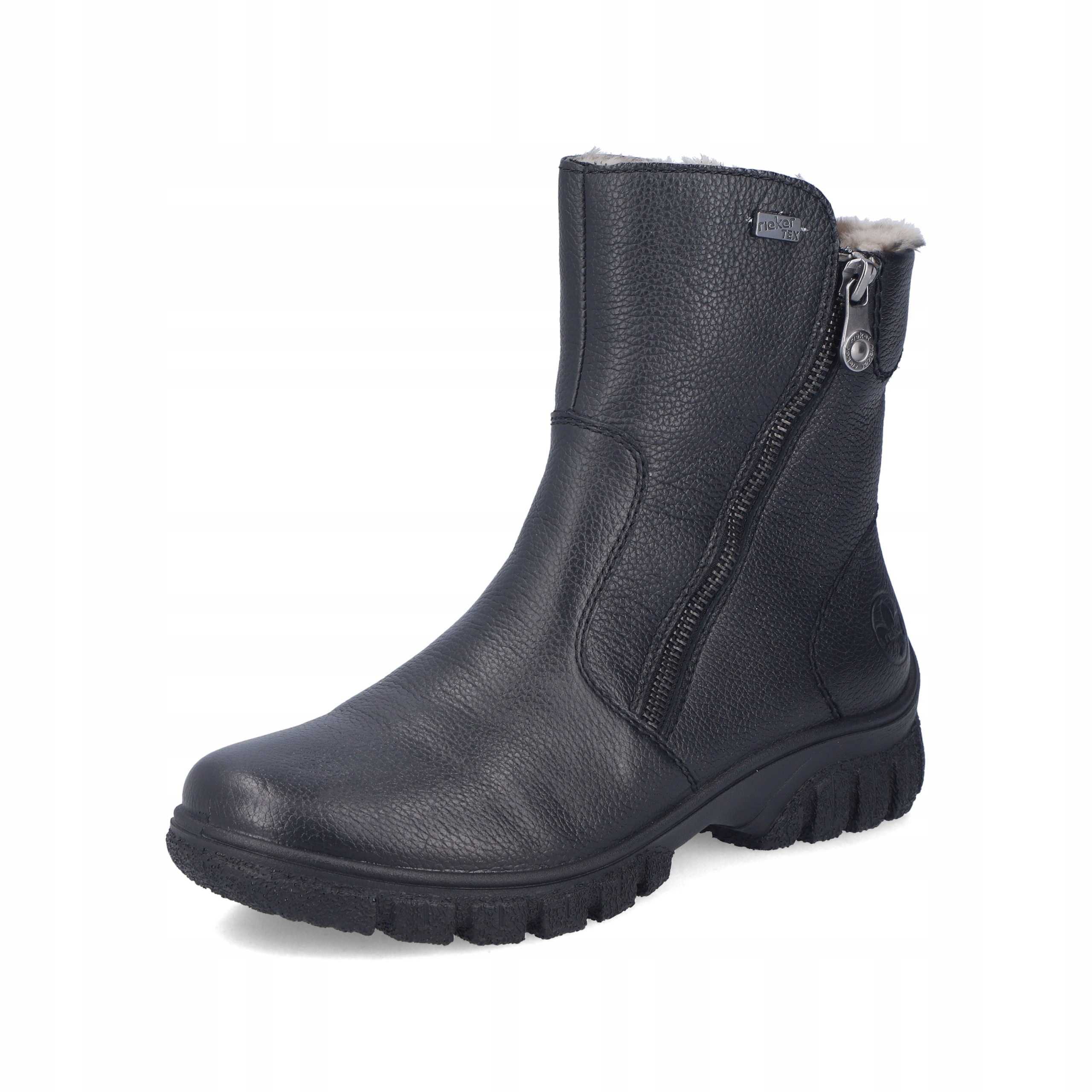 Rieker Antistress Dámské Kotníkové Boty Voděodolné, Kožené, Vlna Z7263-00, velikost 42