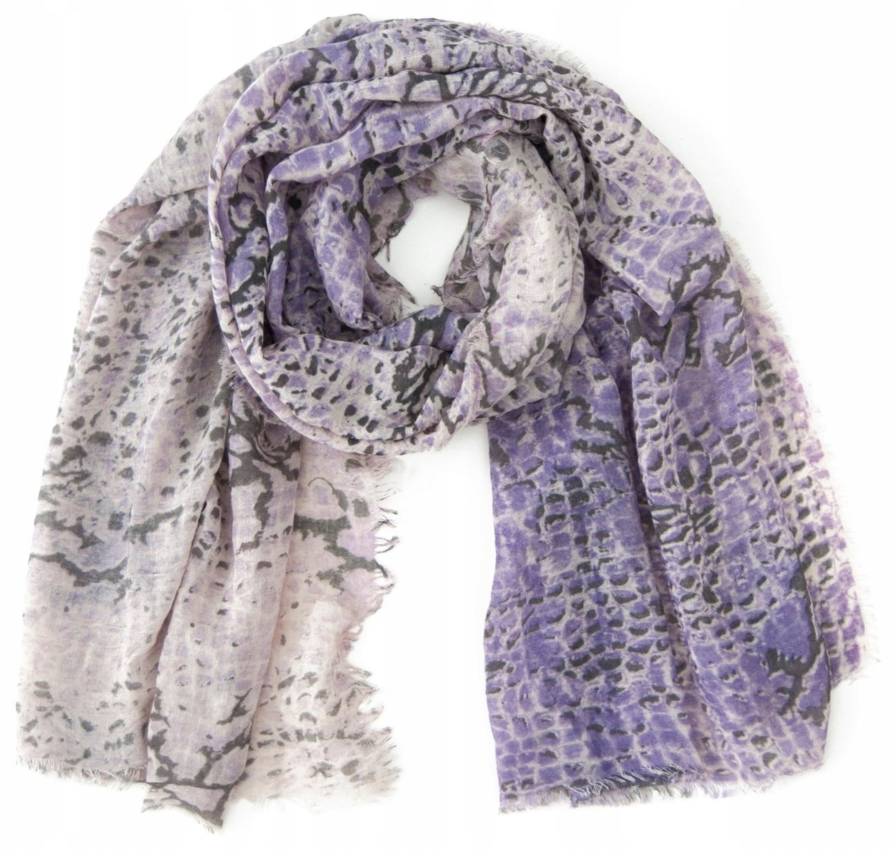 

Szaleo Cienki Szal skóra krokodyla sz16302-2