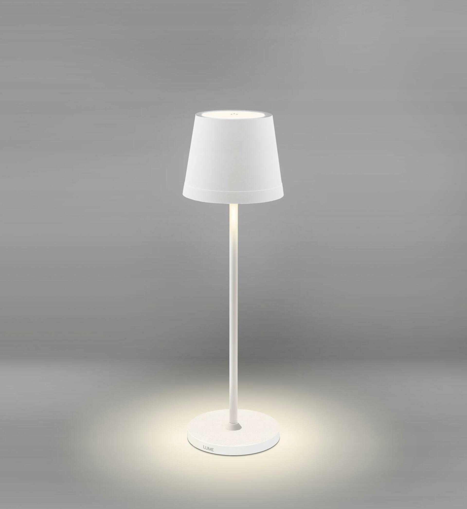 Centúry Nabíjacie stmievateľné Led svietidlo Lume Plus biele 2,2W 2700K IP54 Us