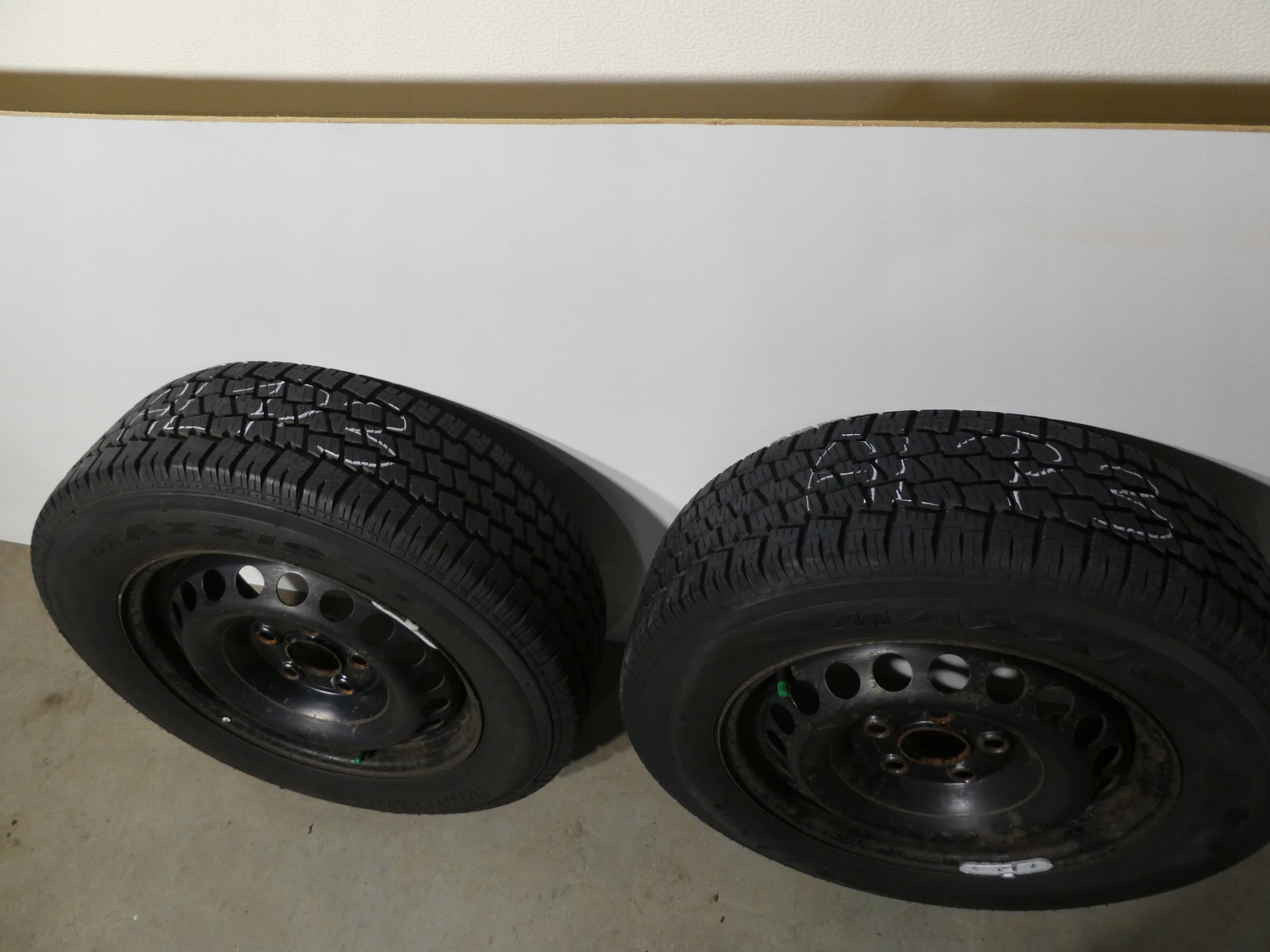 2X wheels discs tyres 7H0601027D VW T5 T6 205/65/R16C 2017R