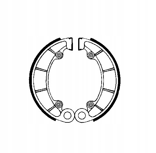 Brzdové Čeľuste Ebc Pre Motocykel Honda Pc 800 PC800 Pacific Coast 1989-90
