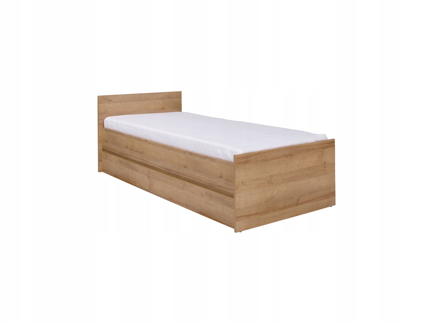 Łóżko + stelaż 80x200 młodzieżowe CO8 DĄB RIVIERA