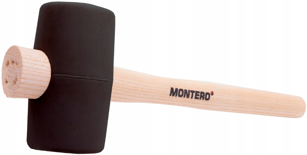 Młotek brukarski gumowy MONTERO 0,54kg guma 65mm
