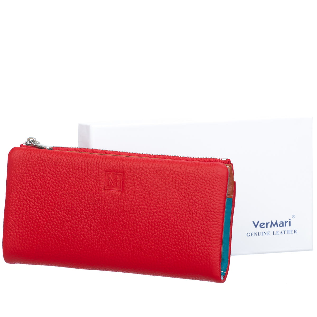 Dámská kožená peněženka VerMari Morbido červená