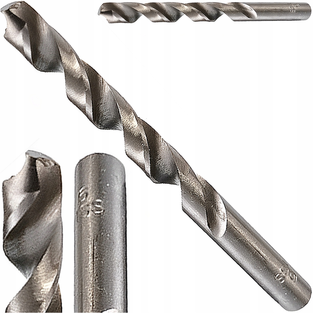WIERTŁO DO METALU STALI ZE STALI SZYBKOTNĄCEJ HSS SPIRALNE SOLIDNE 3,5 MM