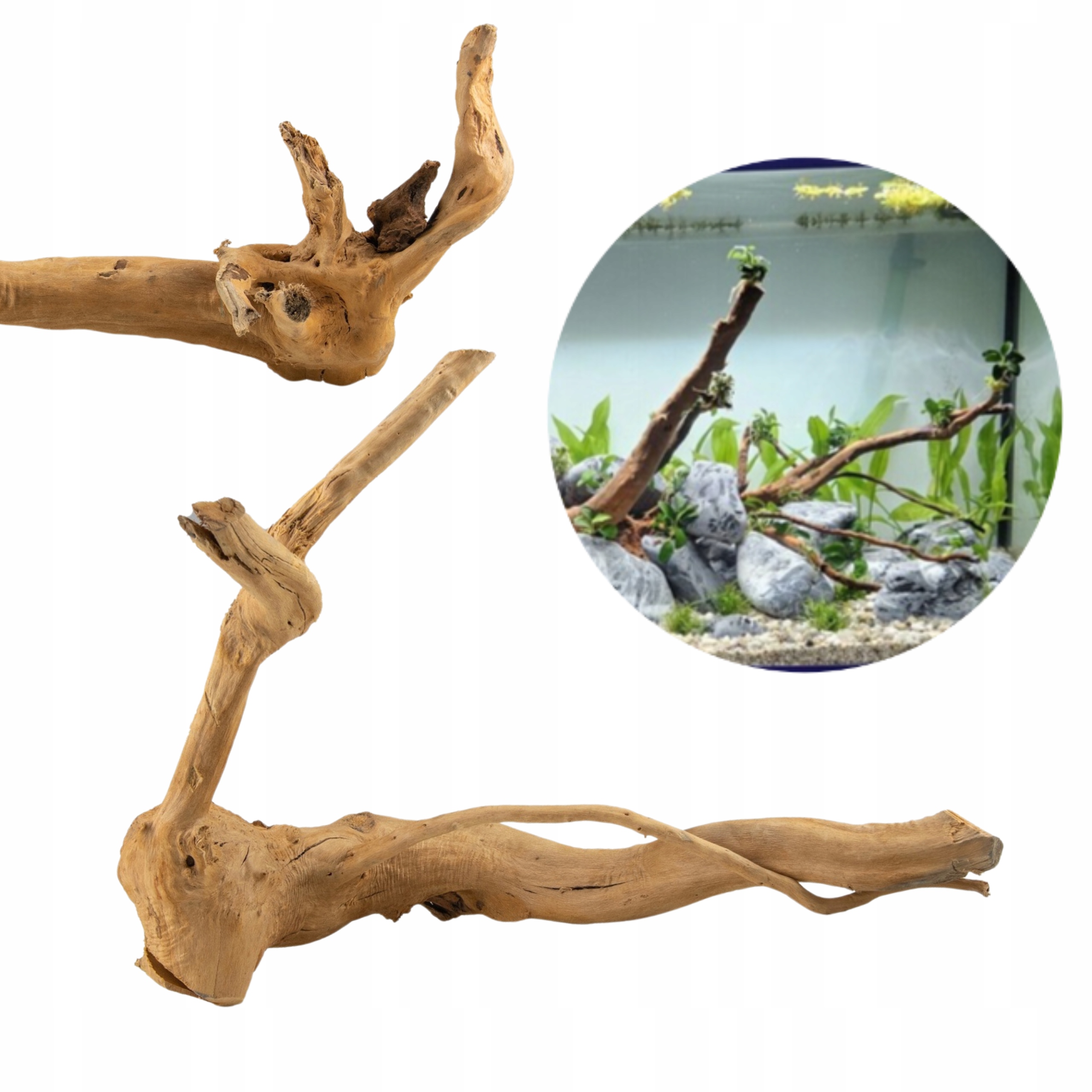 Levně Kořen do akvária Red Moor 40-50 cm Pevný A Masivní 1 ks