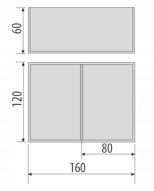Organizer Pojemnik Pudełko do szuflad PLEXI PLEKSI Kod producenta MCJ