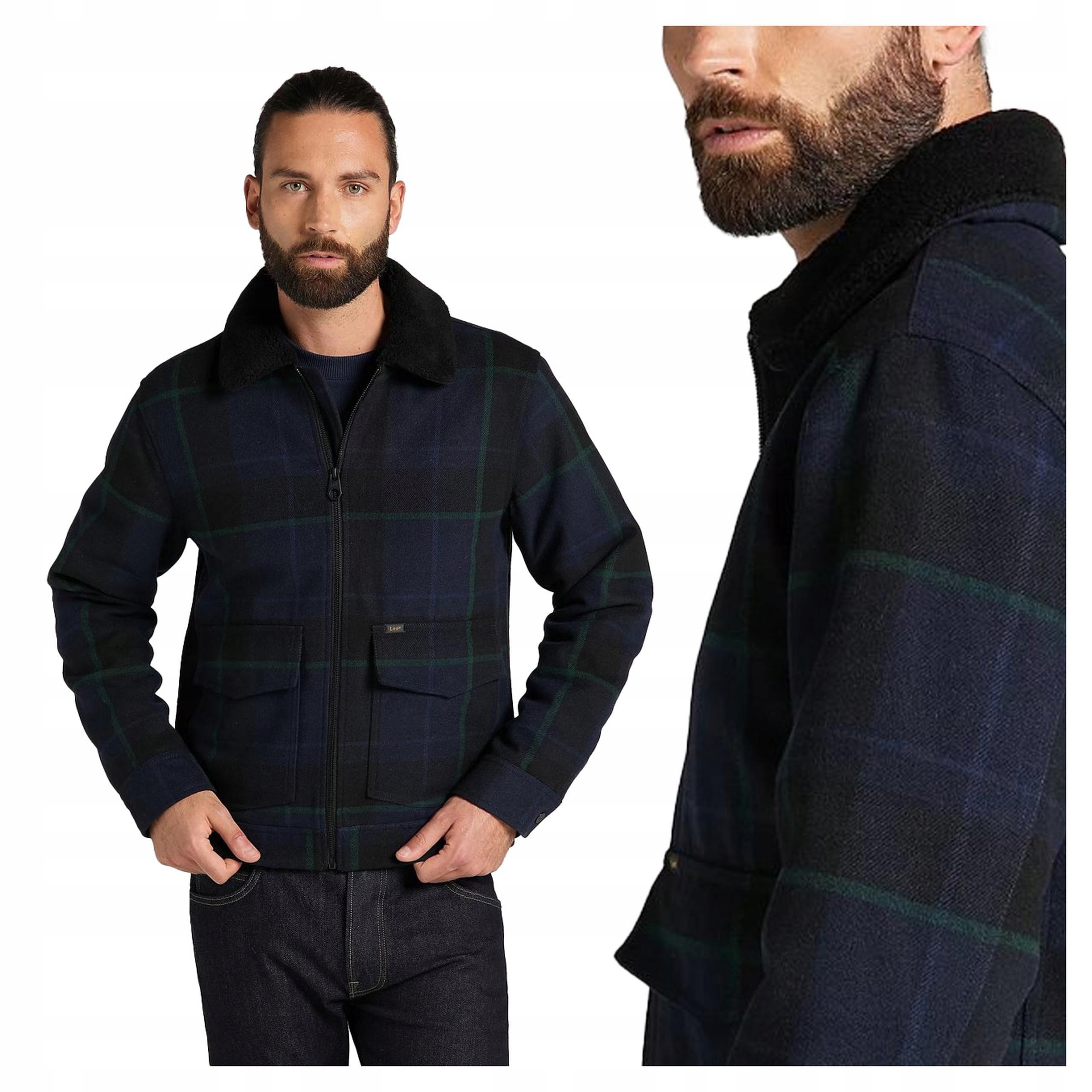 Pánská přechodová bunda Lee Wool Jacket XXL
