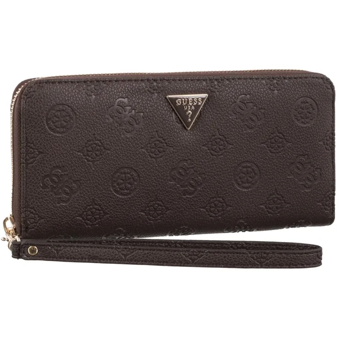 Velká dámská peněženka Guess Blake Slg Zip Around SWPD22 Brown Hnědá