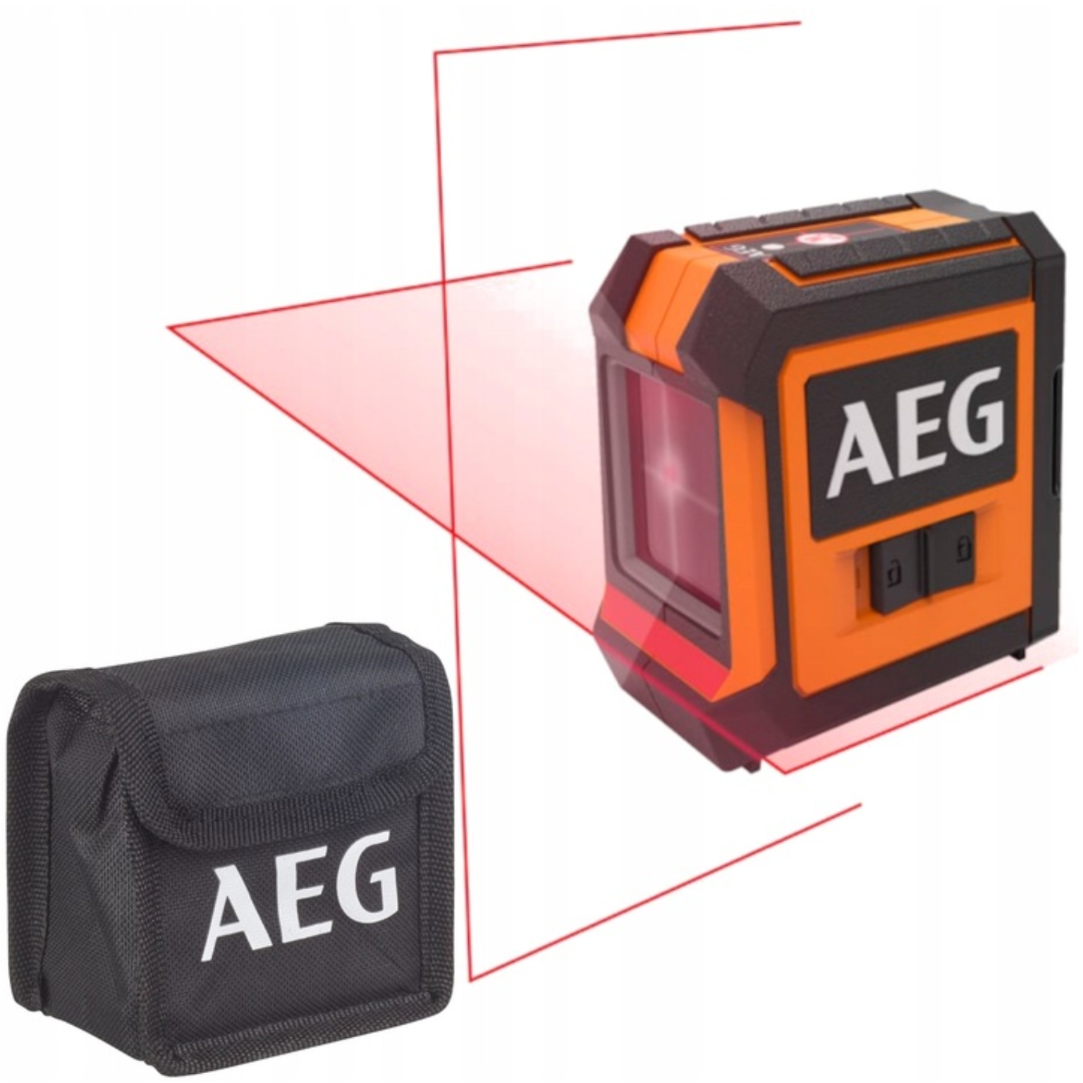 Aeg Červený křížový laser 15 m CLR215-B