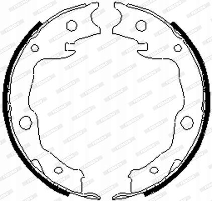 ZESTAW SZCZĘK HAMULCOWYCH, HAMULEC POSTOJOWY Stan opakowania oryginalne