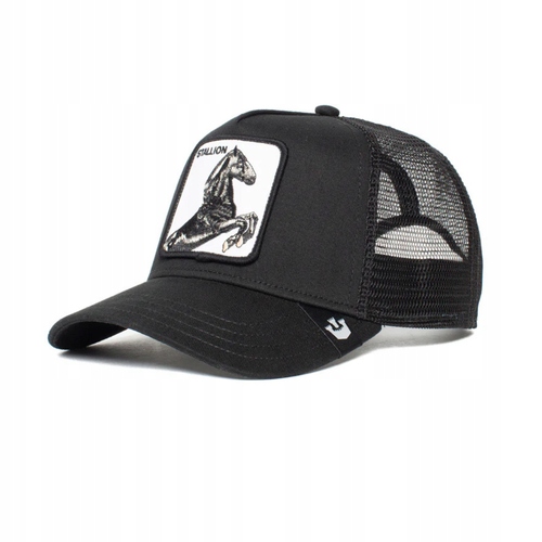 Czapka z daszkiem Goorin Bros. The Stallion Koń Trucker Black Czarna