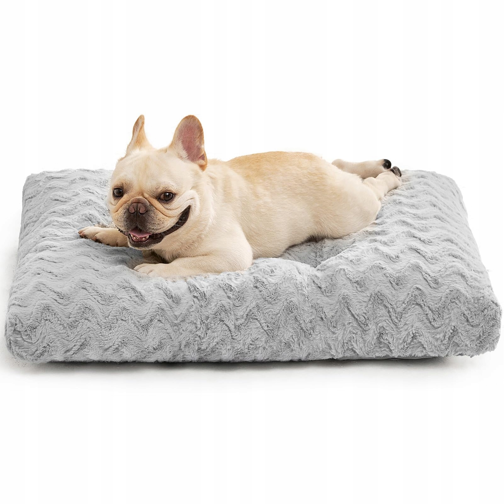 Levně Eheyciga Pelíšek pro střední psy Praní 73x53 cm Šedé Měkké