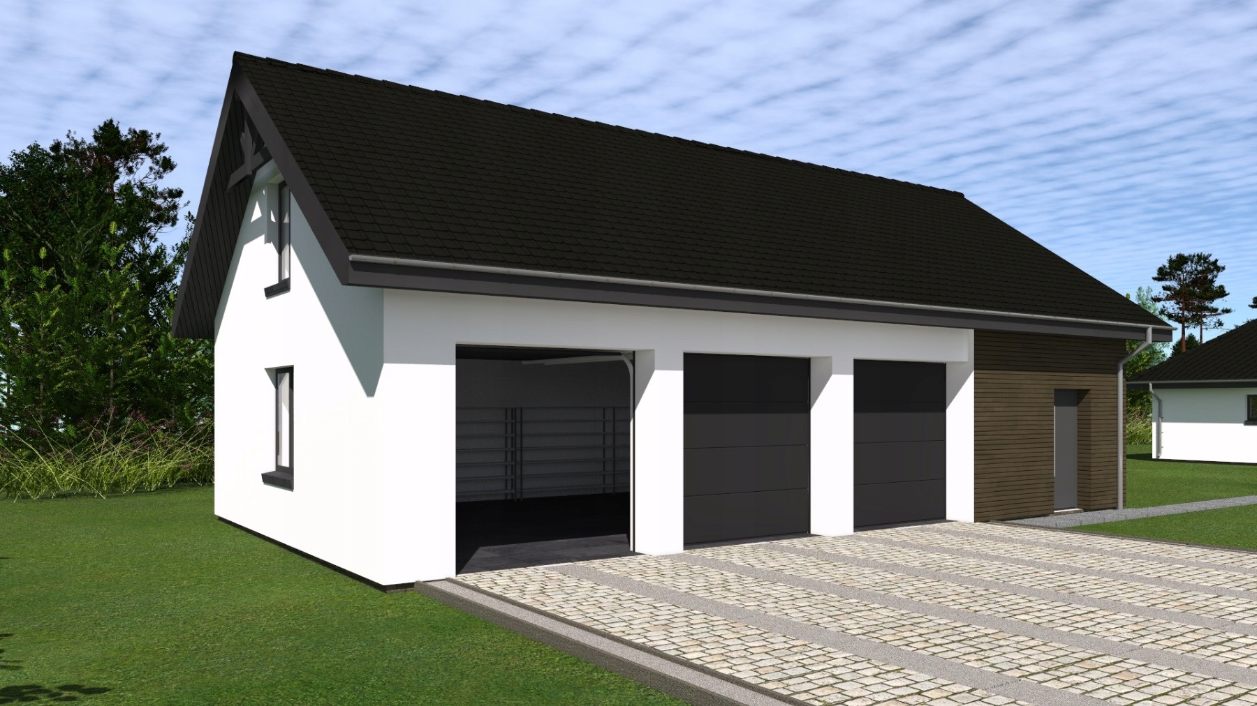 PROJEKT BUDYNKU GOSPODARCZEGO Z PIWNICZKĄ GO8