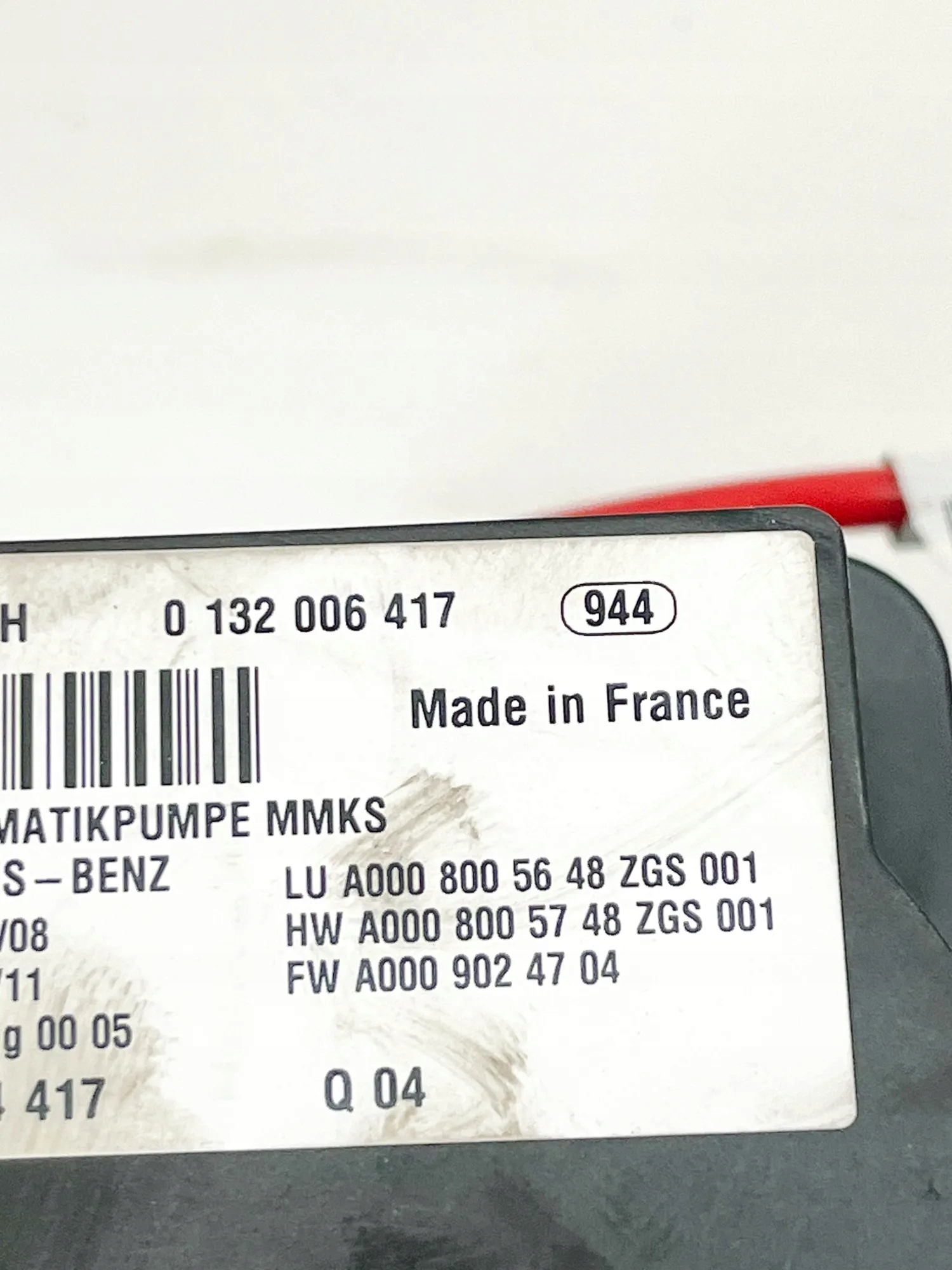 насос вакуум mercedes-benz SL (R231) A2318000297 30668852