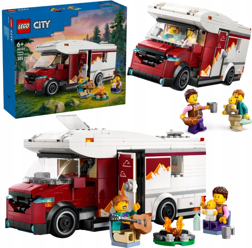 Lego City Wakacyjna Przyczepa Kamper Przygodowa Samochodowa Wycieczka