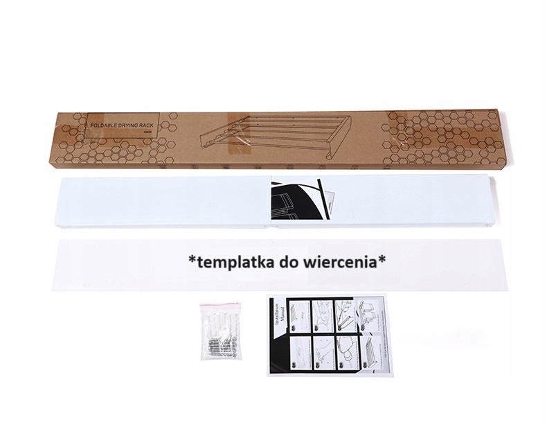 Suszarka Ścienna Rozkładana Na Pranie Biała 80cm Rodzaj balkonowa na bieliznę na kaloryfer ścienna