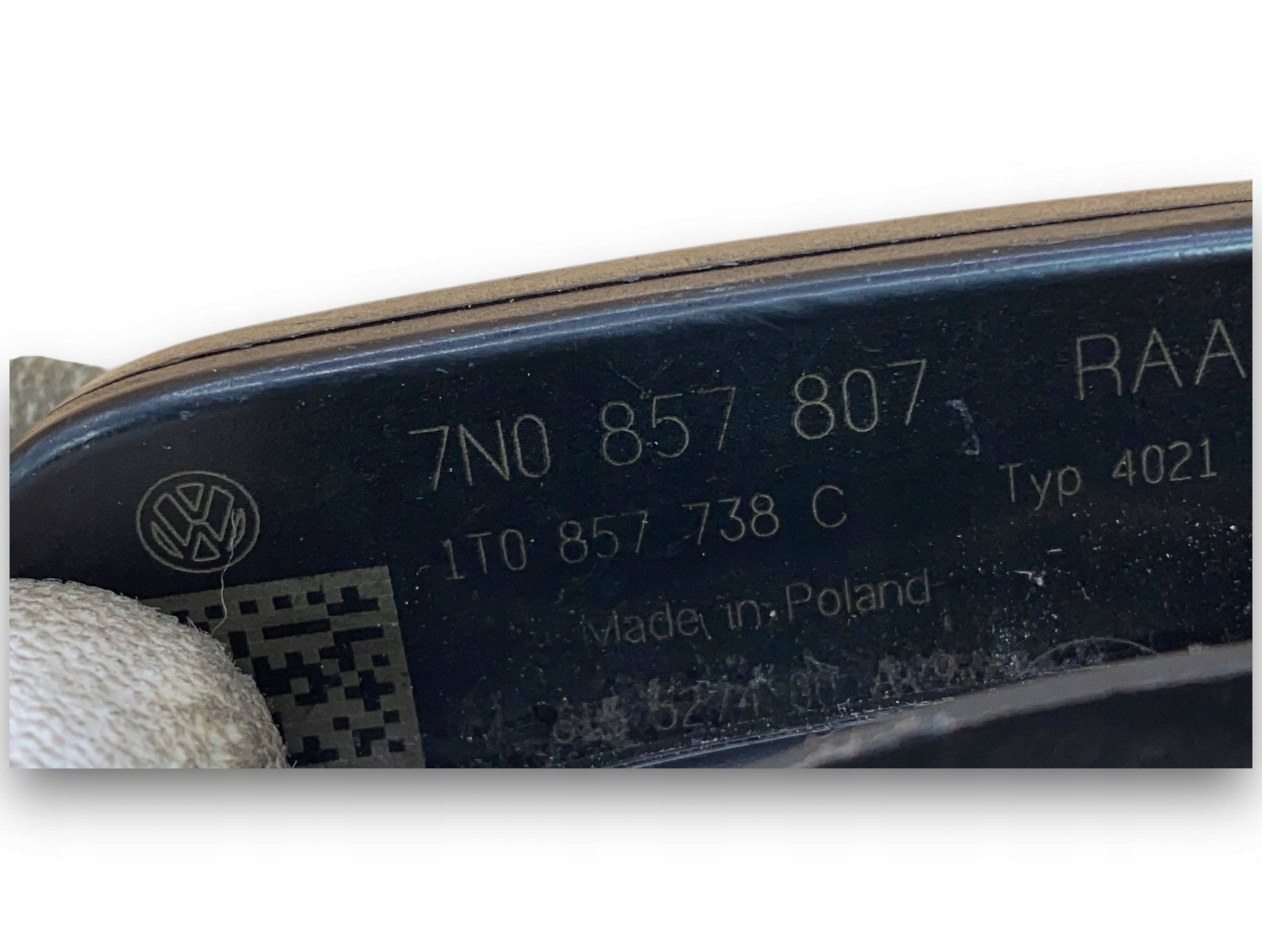 VW Sharan 7N heck Gurten Sicherheits -- 7N0857807 $J