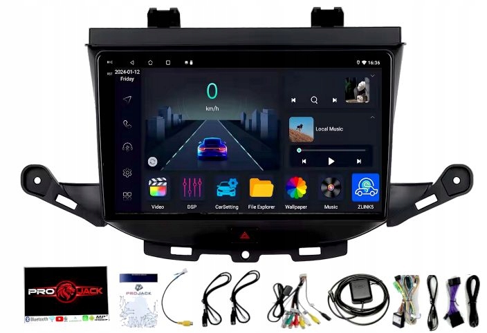 Rádio Navigácia Carplay Opel Astra K 2015-2020 Wifi Android 4GB 64GB