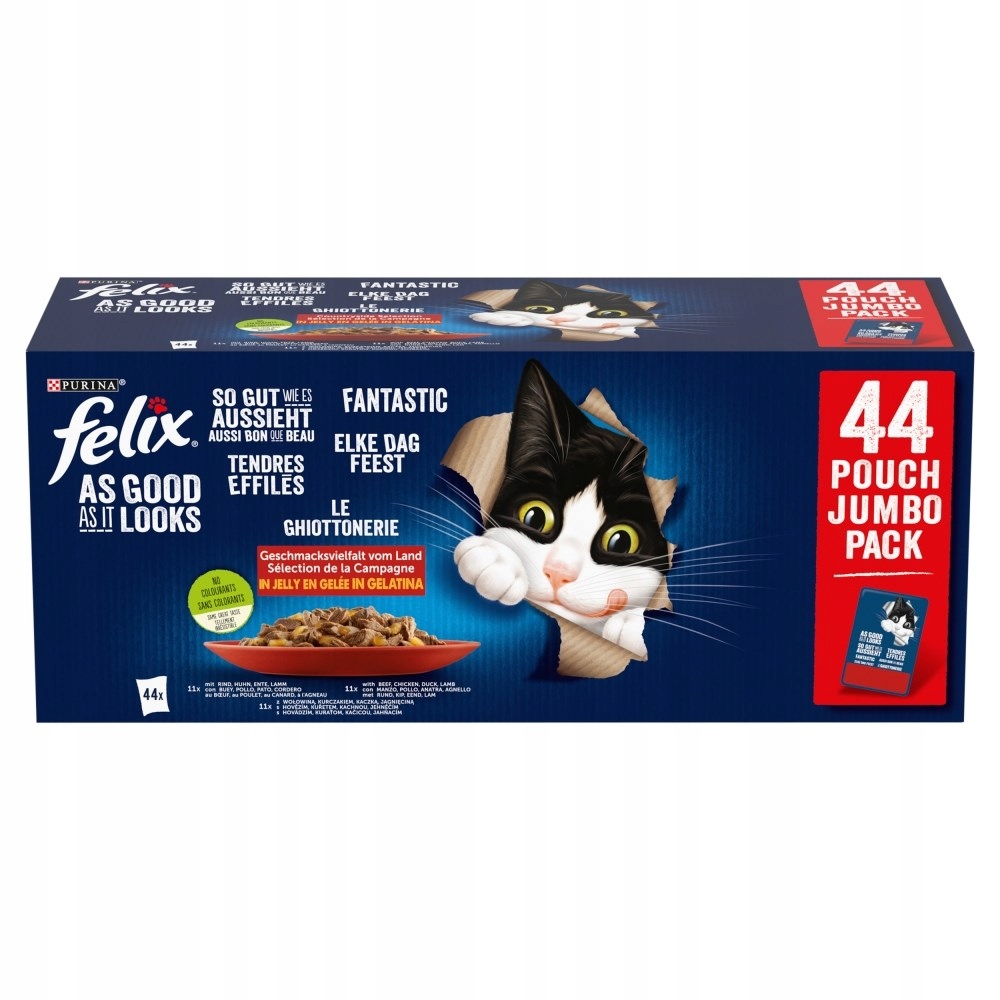 Levně Purina Felix Agail GiJ MV Bf 44x85g