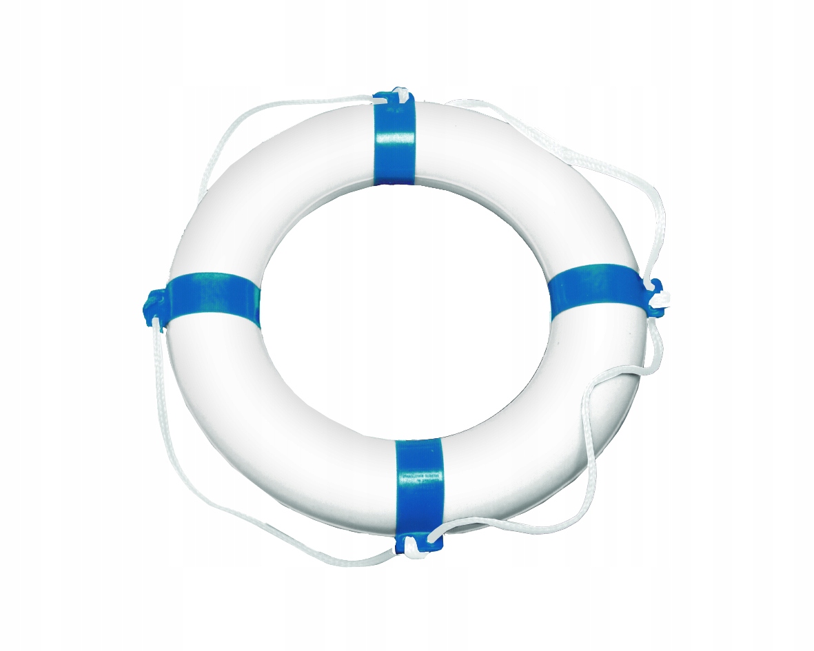 KOŁO RATUNKOWE CORALLO NIEBIESKIE PASY