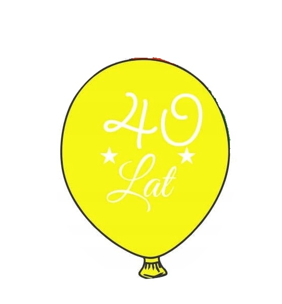 

Balony na 40 Lat balony na 40stkę