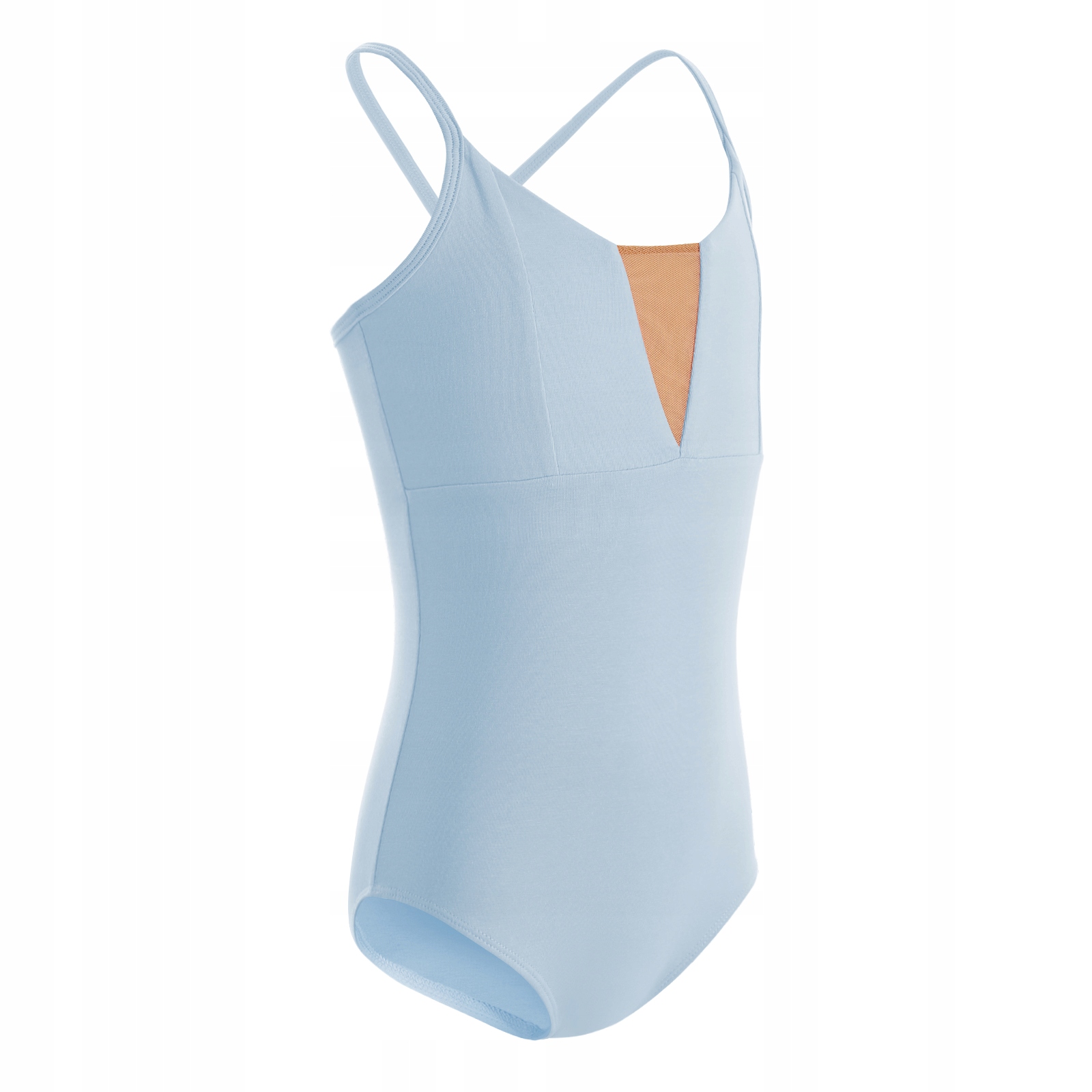 BODY BALETOWE STRÓJ DO TAŃCA BALETU BŁĘKITNE 140 Marka Papilio