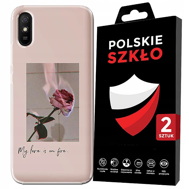 

Piękne Etui Case Do Xiaomi Redmi 9A Szkło